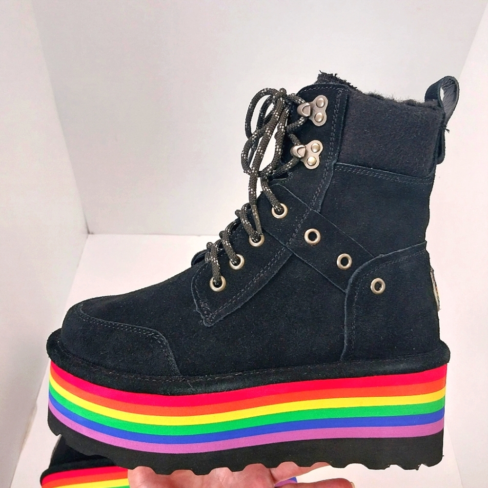 Bearpaw‎ Retro Alicia Platform Pride Boots, NEW, Size 6|EUR 37 - Picture 8 of 12